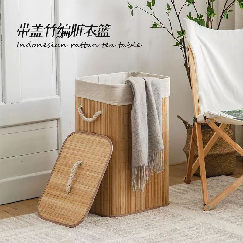 Tôi sẽ làm một cái giỏ giặt ủi với quần áo bẩn.