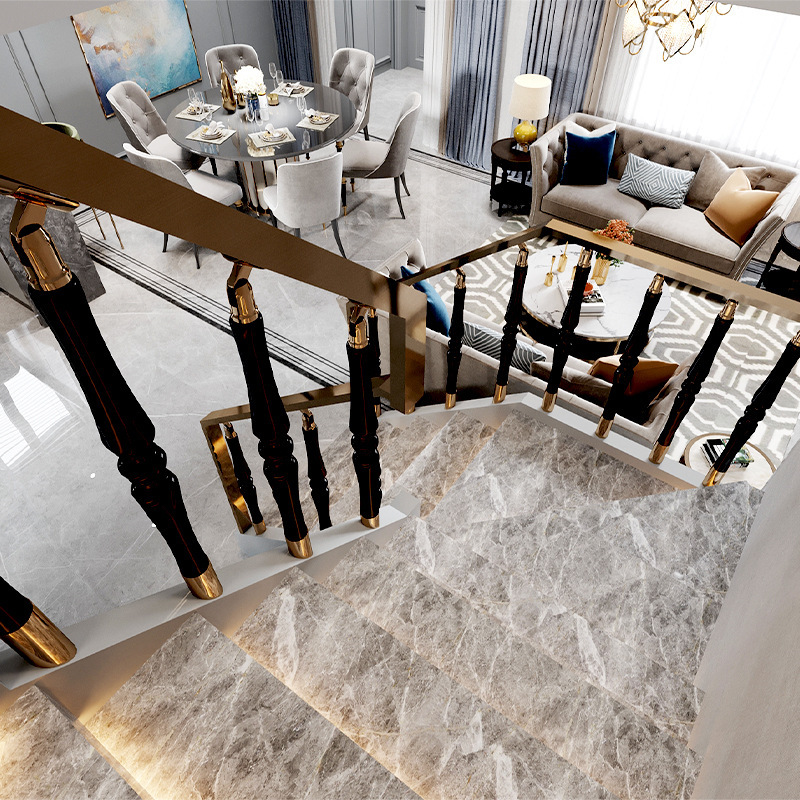 The small pillars in the stairwells of the Aclysian stairwells rise to the top.