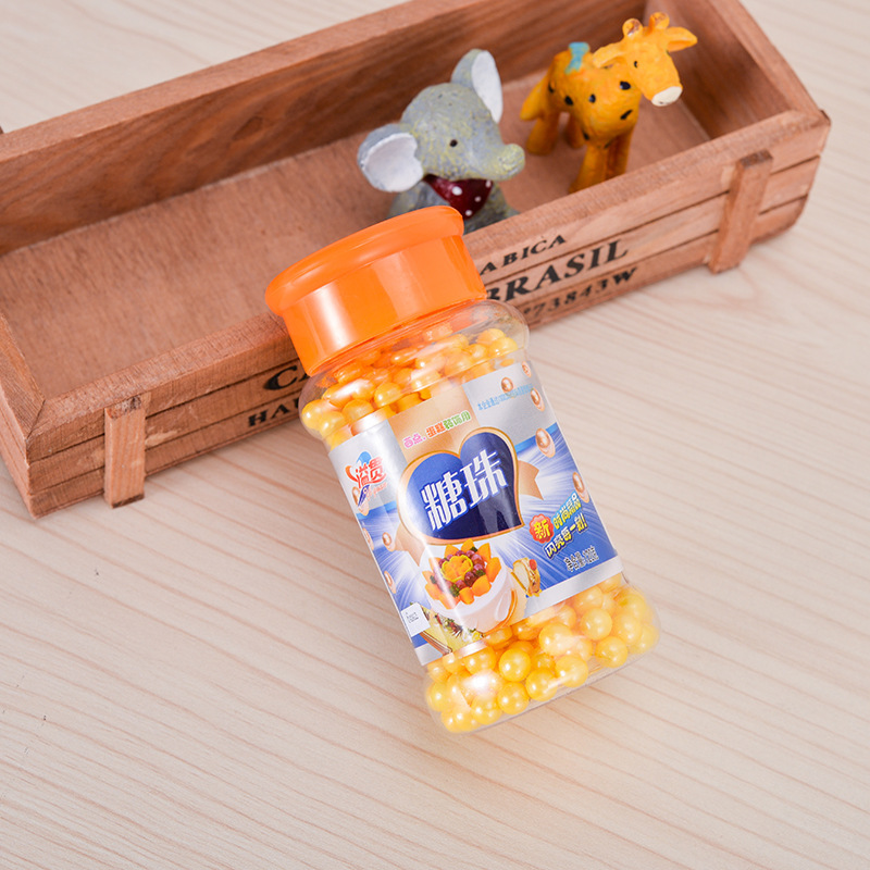 Hương vị với bánh ngọt có đường để trang trí 120g x 24 chai kẹo ngọc trai ăn được
