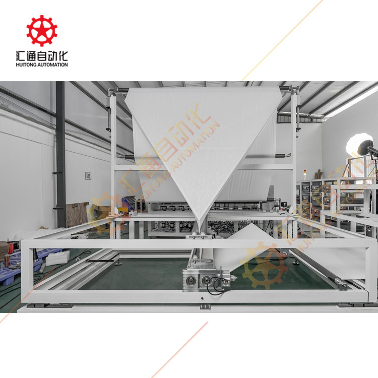 Thư mục bàn giấy một lần đầy đủ tự động, máy trải bàn, máy xếp giường một lần.
