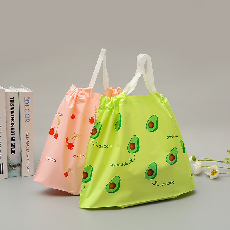 New fruit pattern, please pick up plastic bags, child-dressed cosmetics, and make a wholesale.