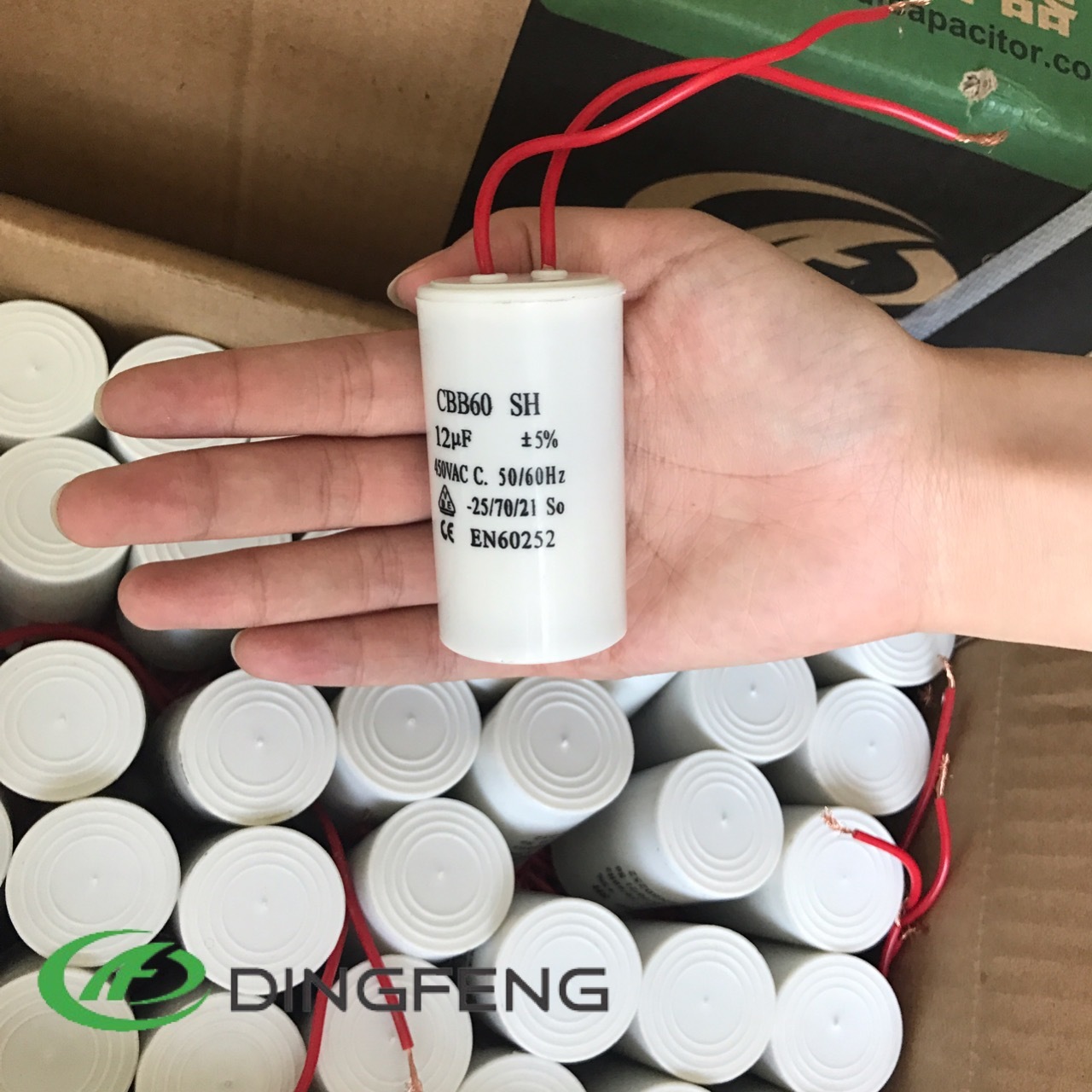 Pumping capacitor, power start, peak cbbb6025uf, organic film, running capacitors, wires.