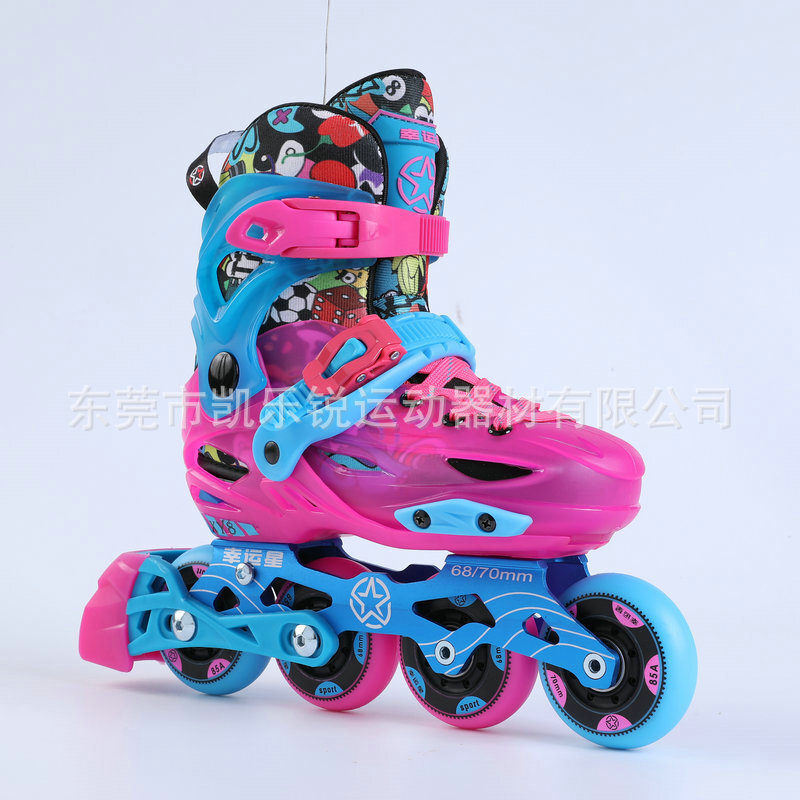 Adult straight-line skate skates, male and female skates, skates.