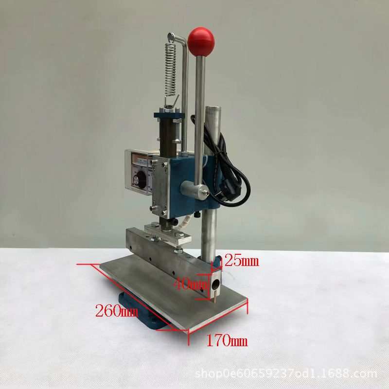 坚固型皮革压痕压线机烧线两用 烙印 手动小型压唛机