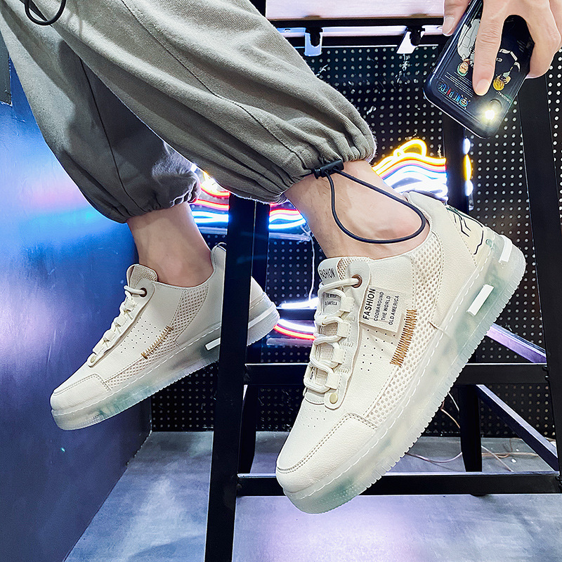 The new 2023, Chinese wind student, the Fashion of China, Air Force One, small white shoes.