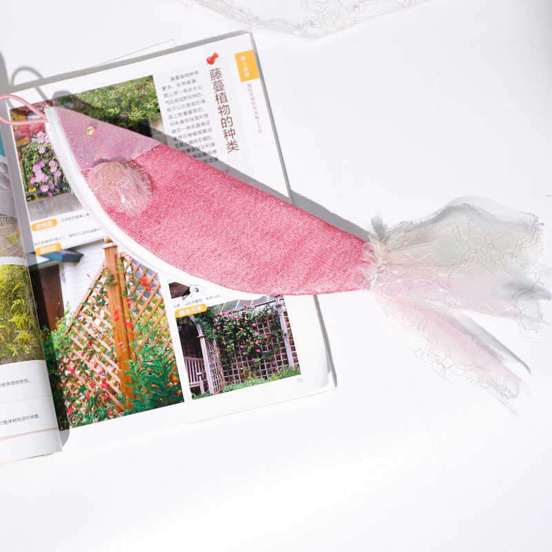 Creative fish pen bags, silky dailies, small collections of chalk and tarts.