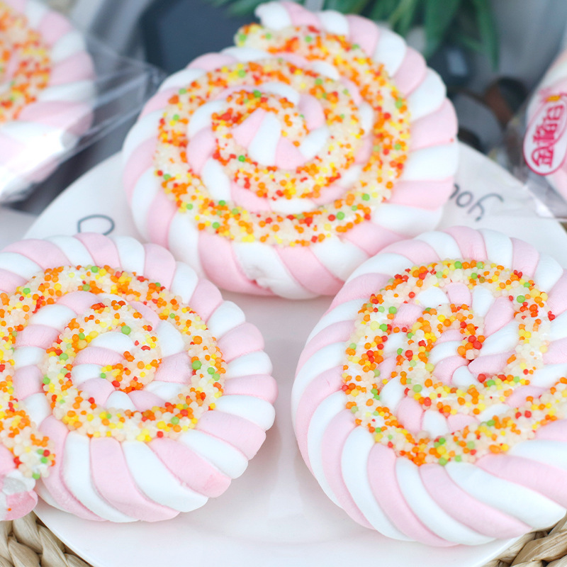 30 g의 marshmallow marshmallow lollipop 황금 쌀 곡물 도매 어린이 간식