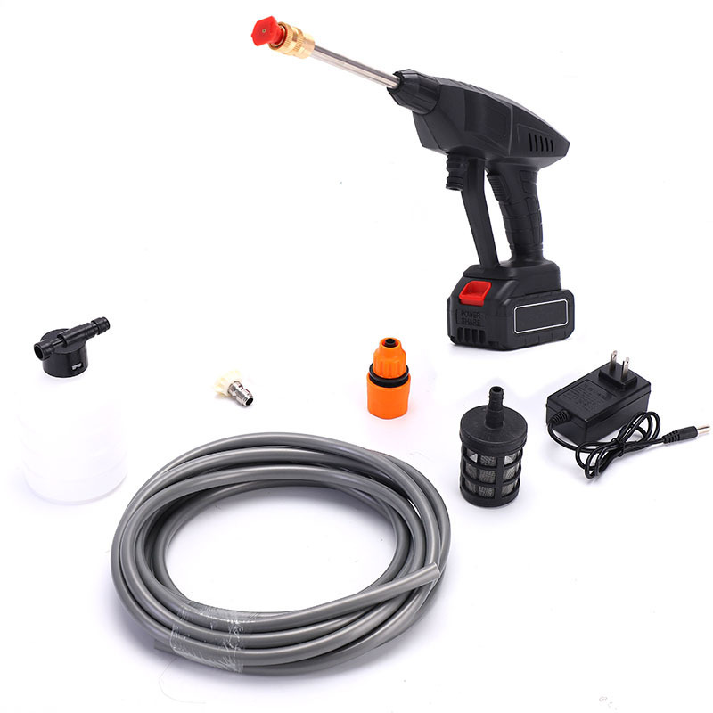 Home-based high-pressure car washer, car-washer portable, small lithium-wire home washer.