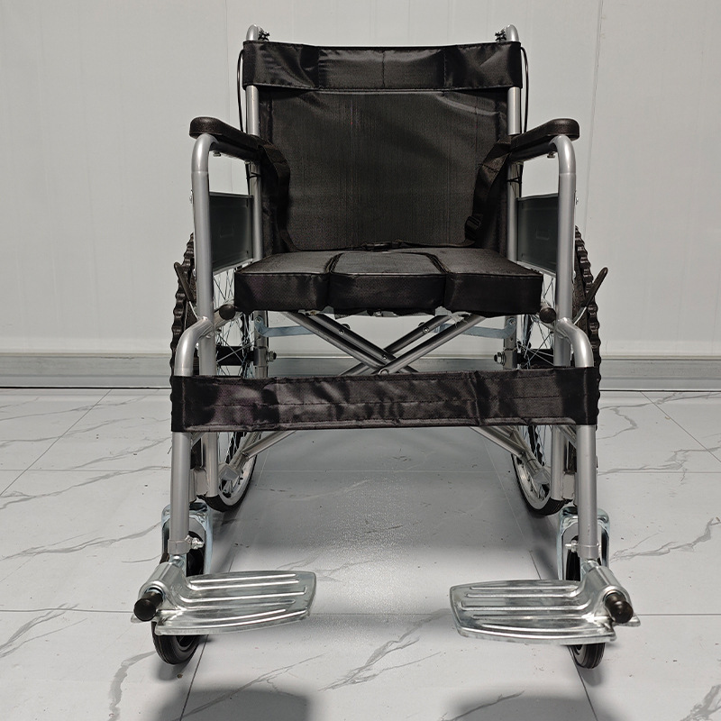 Wholesale folding wheelchairs easily carry disability carts, hand-held wheelchairs for older persons with disabilities