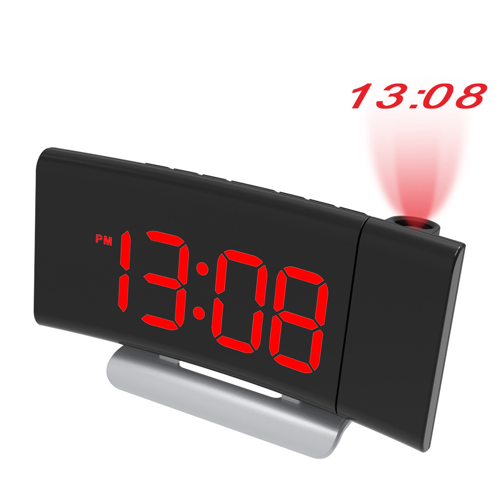 LED time projection electronic clocks, fashion clocks, night-glass lenses in the bedroom bed.