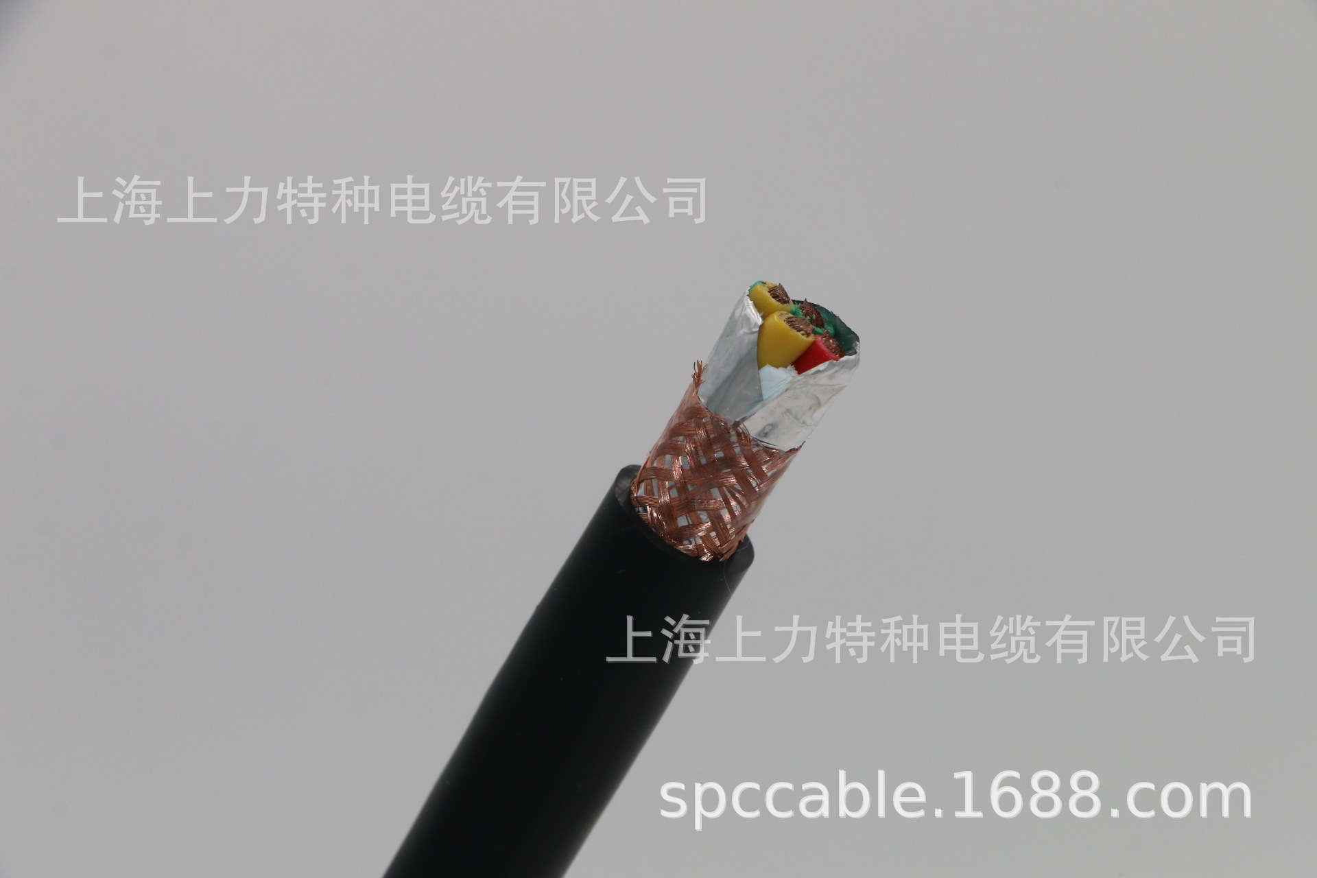 Resilient and soft towed cable TRVVVP Oil resistant to convoluted, soft-serving electric tractor towed cable TRVVSP8 core