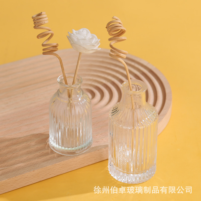 100 Ml โรมันเสื้อคลุมแก้ว กับขวดน้ําหอมไร้กลิ่นไม่มีไฟ