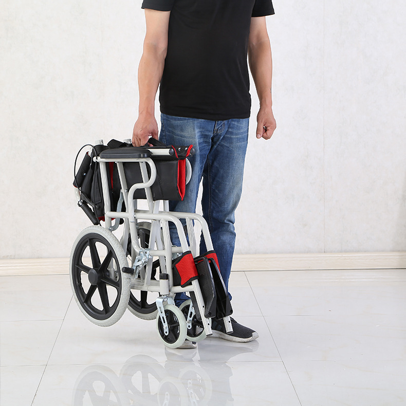 Wheel-chair vehicle folding of super-light, small-scale hand-to-hand vehicles for disabled persons with disabilities who have been crippled exclusively for older persons