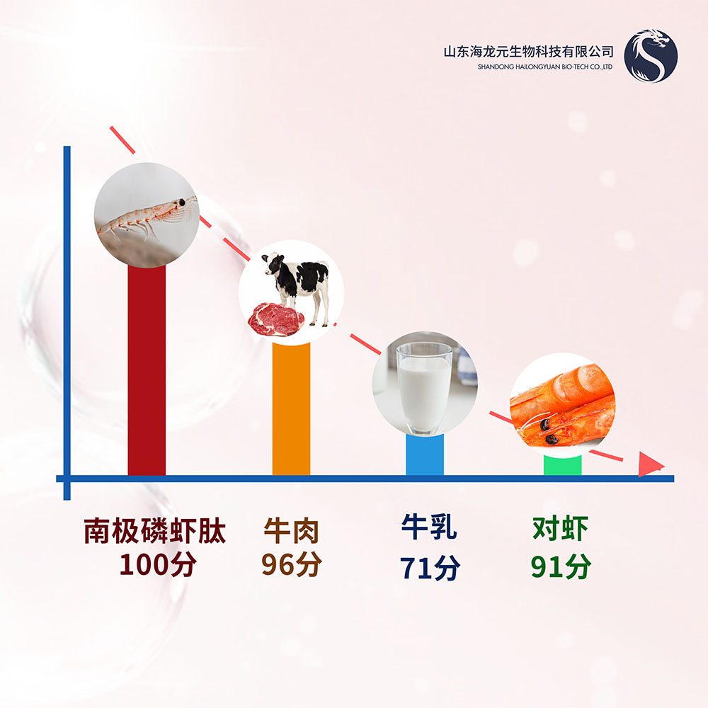 잠수할 수 있는 남극 krill micromechanical 18 아미노산 완전히 물 녹은 500g