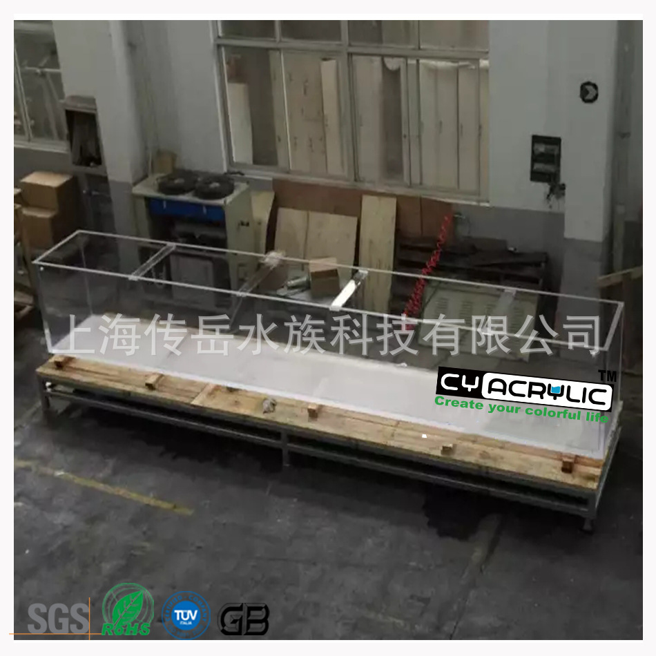Một bể cá nguyên chất, trong suốt Xe cấp cứu, thủy cung thủy tinh hữu cơ.