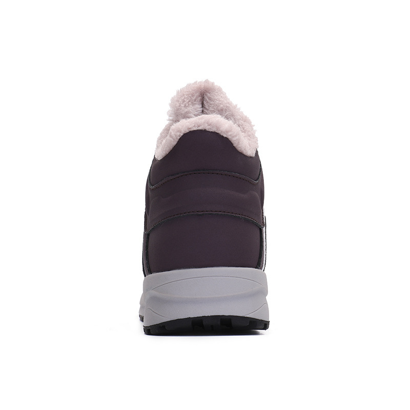 Pure, soft-skinned old man's shoes with velvet and waterproof sports shoes.