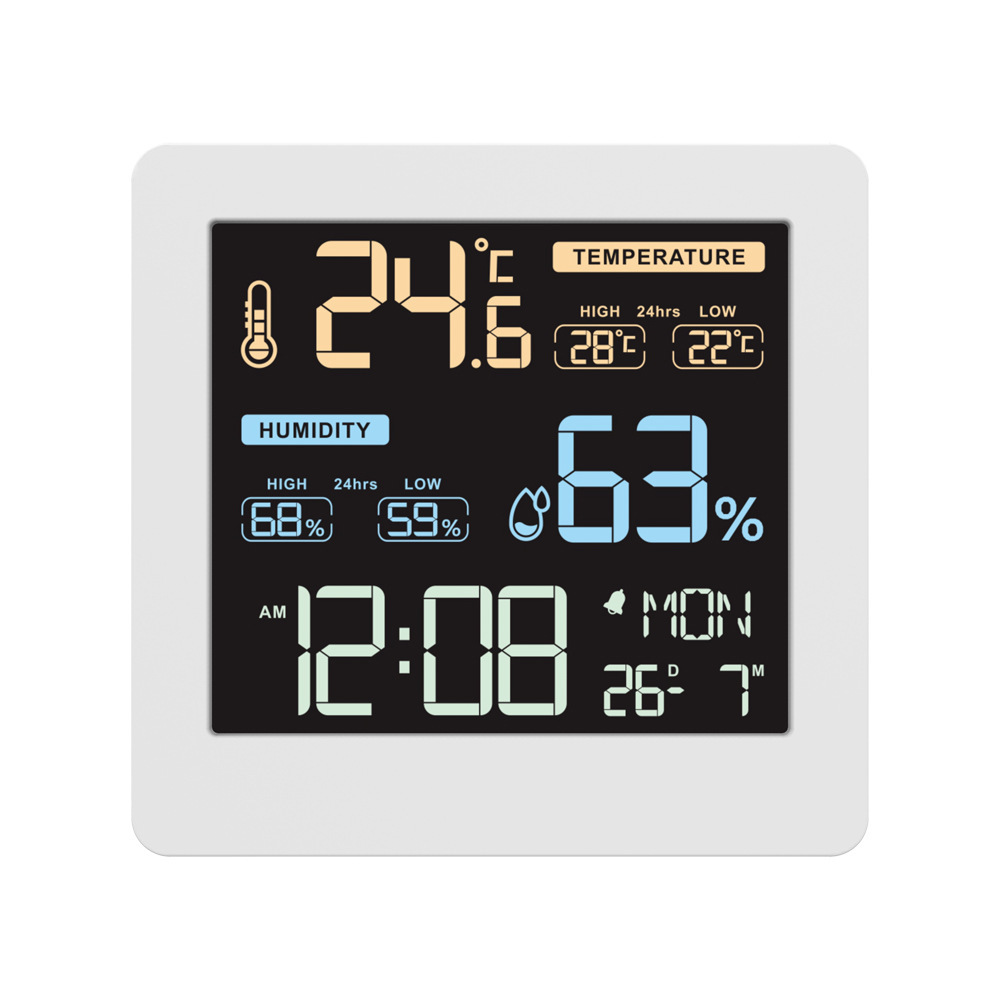 디지털 계산기를 위한 home-based thermometers에 의해 이용된 건조하고, 젖은 및 온난한 전자 시계