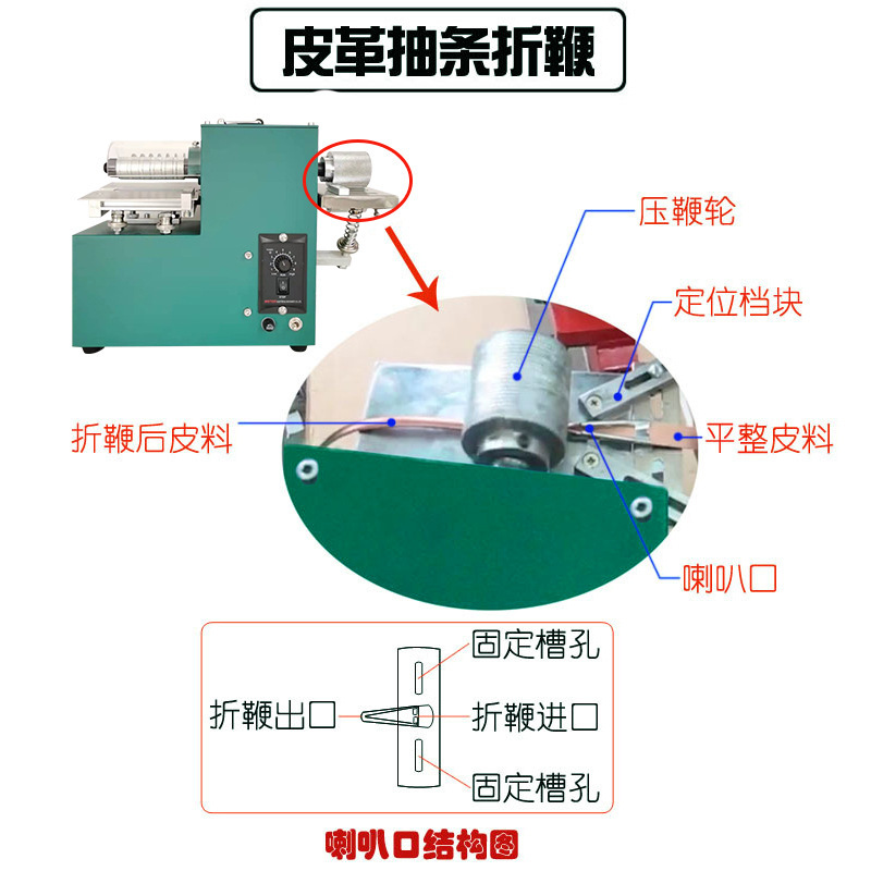 Small leather strip cuter, multi-functional breaker, single-headed, two-headed strip cutter.