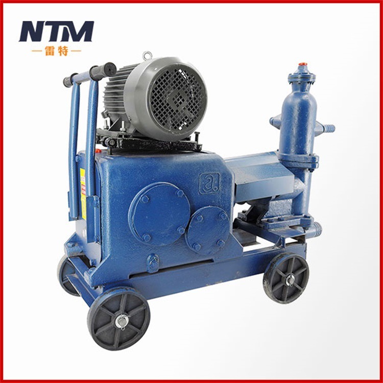 Single-cylinder piston piston-pump bridge-pump-plug device, single-bunk piston-plug machine