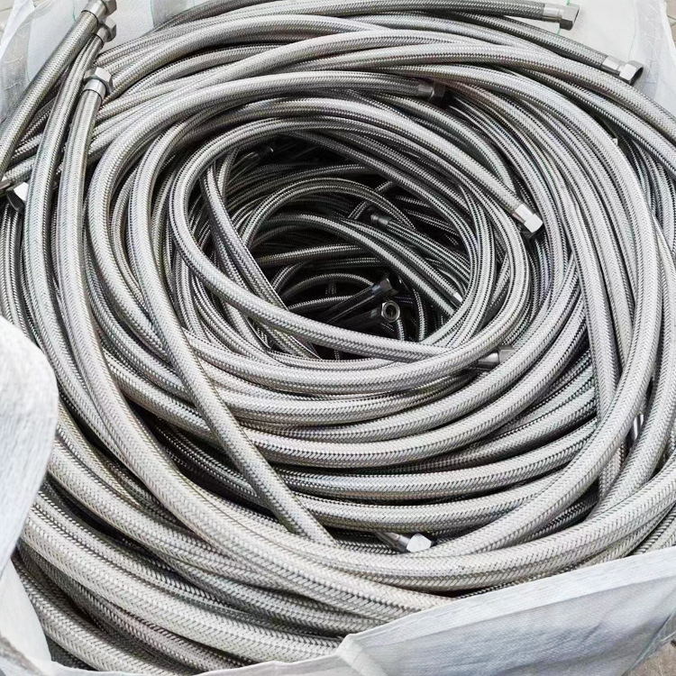 304/316 Large French-calibre bellows in stainless steel hoses