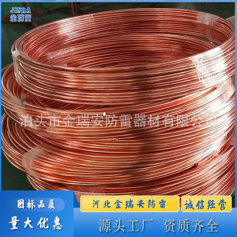 Copper-plated steel, copper-packed steel, copper-covered steel, mine-protected copper-covered steel-packed steel.