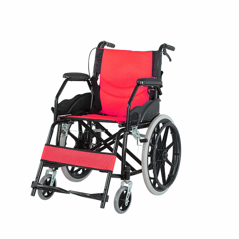 A light wheelchair with old people's wheelchairs folding home medical folding multipurpose wheelchairs