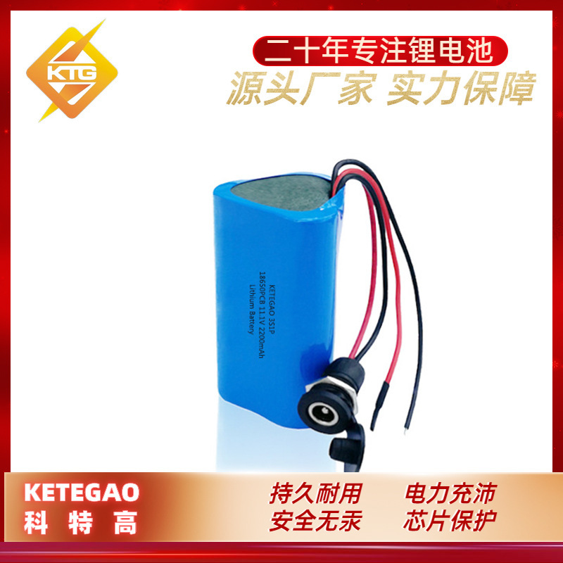 智能扫地机锂电池 12V2200mAh 无线电动拖把 18650动力型锂电池组