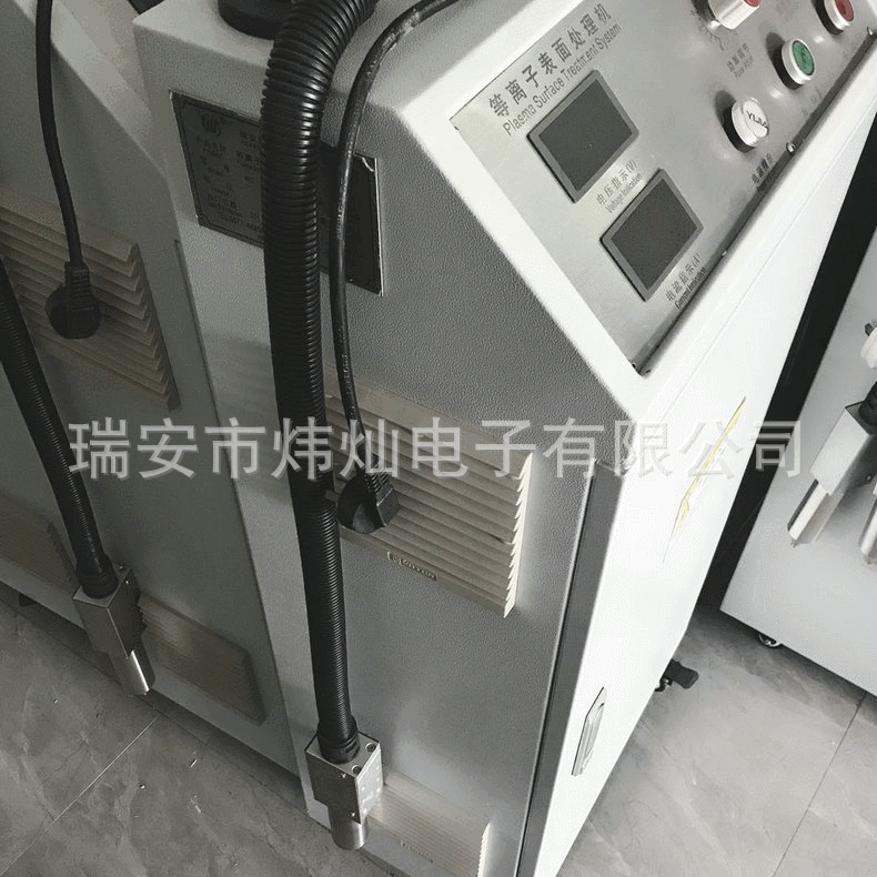 Low-temperature plasma surface clean-up processor, source plant, plasma, direct gyrojet, small high power.