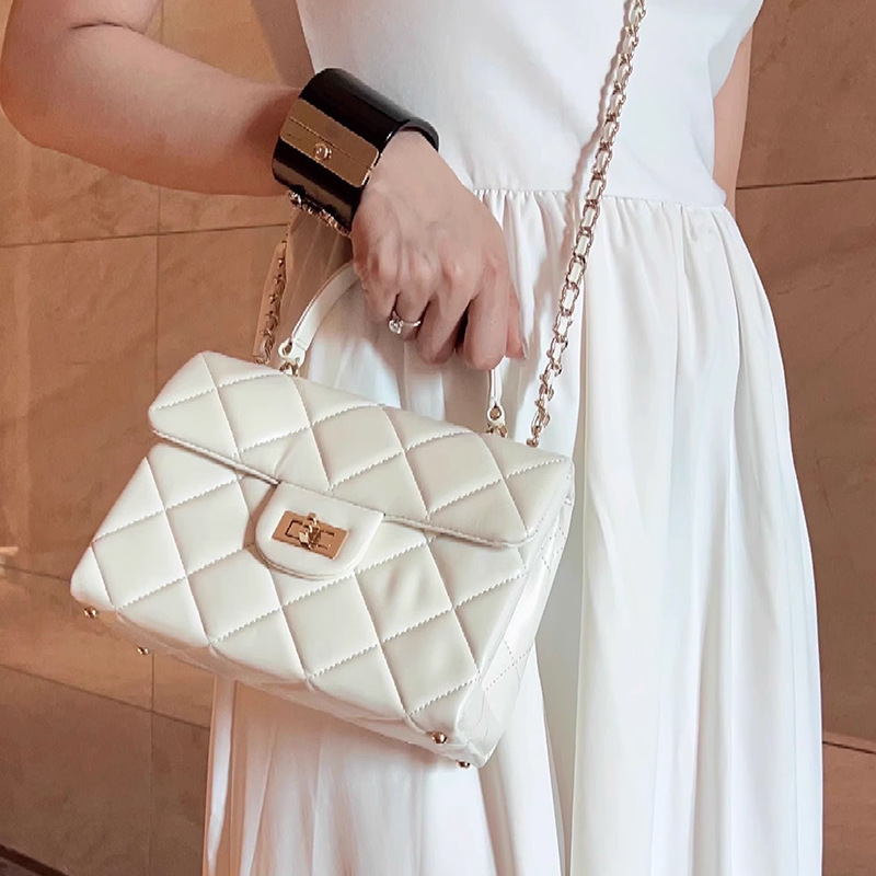 Small fragrance bag, chain bag, real girl, new one-shoulder slant bag.