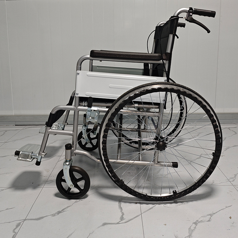 Wholesale folding wheelchairs easily carry disability carts, hand-held wheelchairs for older persons with disabilities