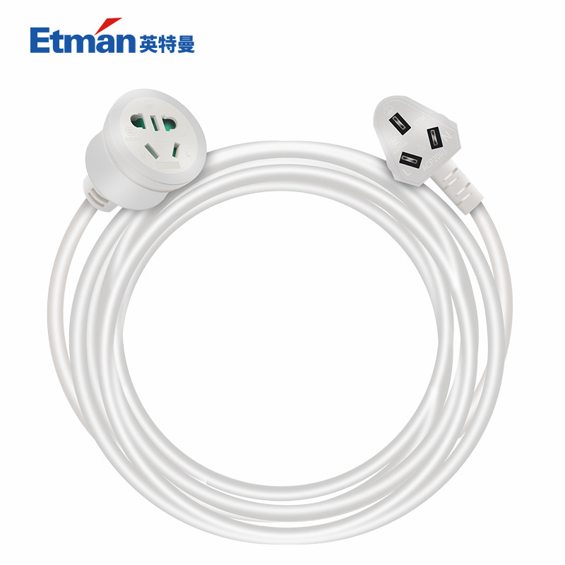 Intman triclin 30 m10A with long power extension line extension home extension plugs.