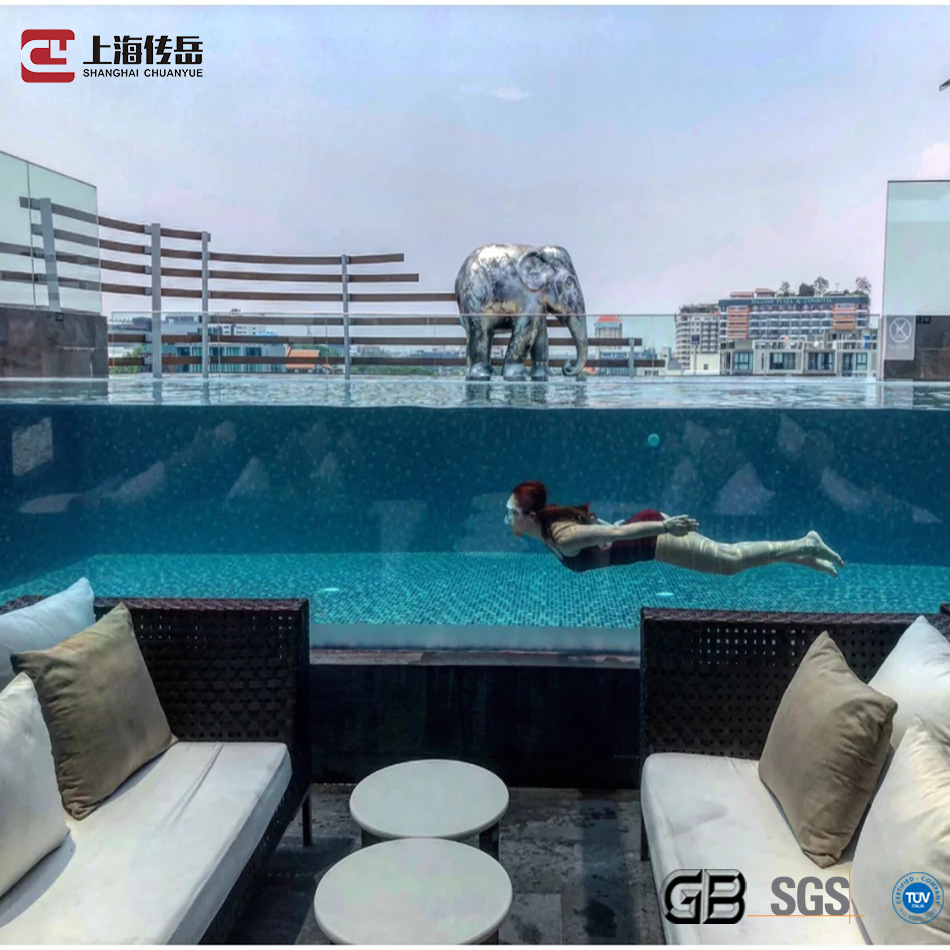 Nhà máy điều chỉnh bảng hồ bơi trong suốt.