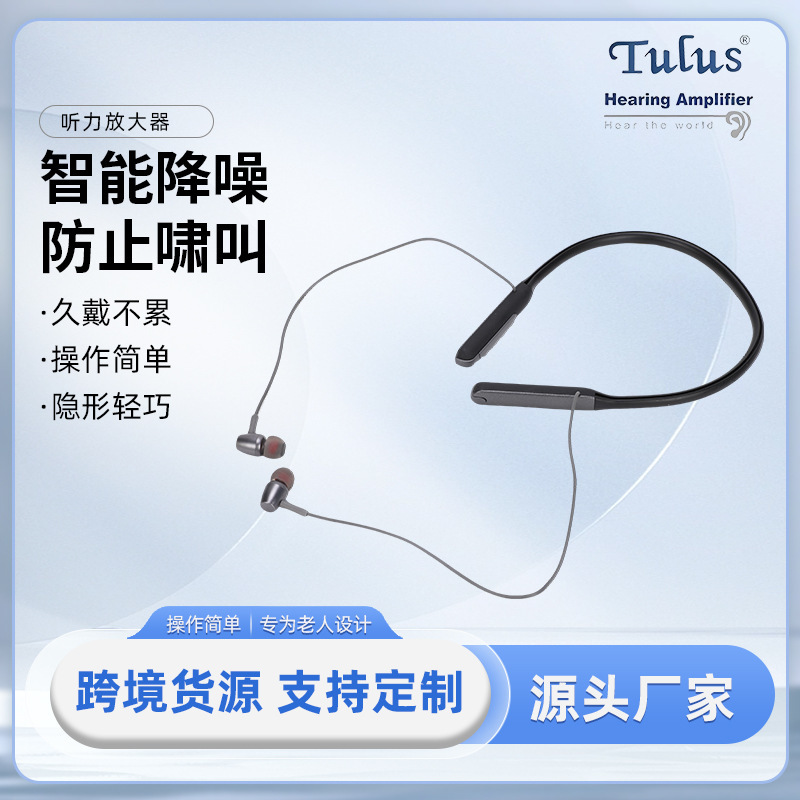 New foreign trade cross-border XB-303 smart noise reduction amplifier hearing aid for the deaf elderly