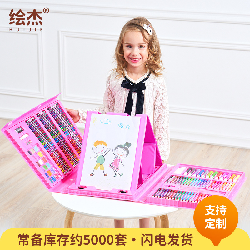 A children ' s painting tool, a water pen set, a brush set, a student art gallery tool, a painting suit