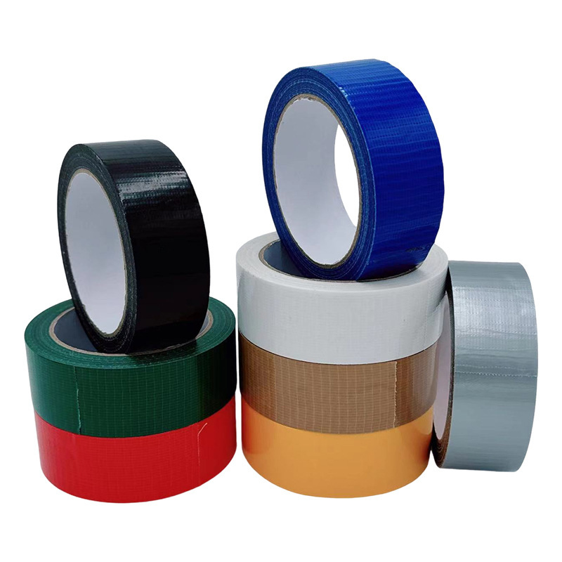 Wholesale, colored duct tape, high waterproof, wind-resistant carpet stitches fixed.