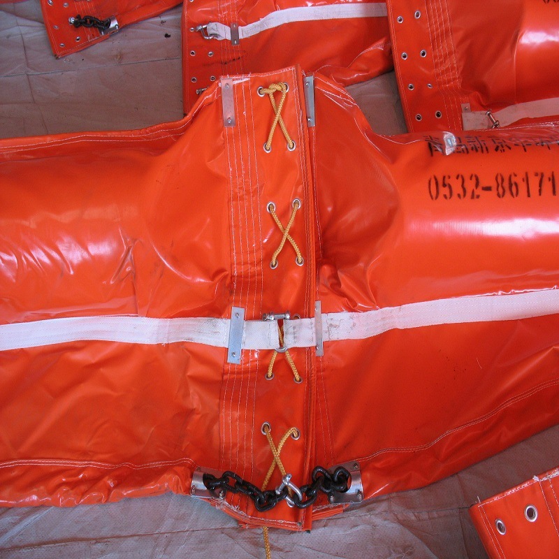 Solid float PVC oil fence emergency oil spill response equipment fence factory