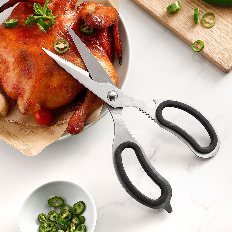 Wah Hong Kitchen Scissors 스테인레스 스틸 주방 스팀 크림 크림 크림 크림 크림 크림 크림 크림 크림 크림 크림빵과 호두 닭 뼈