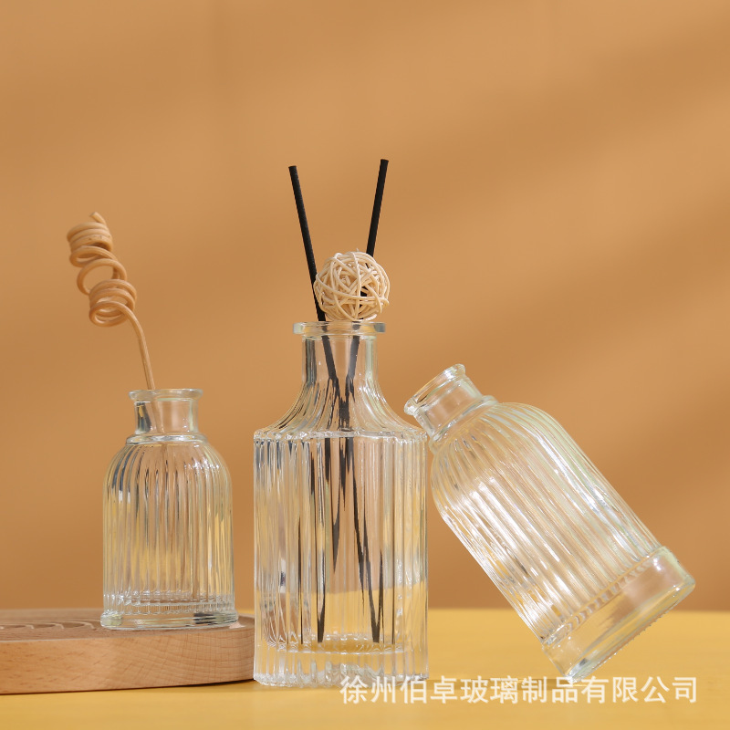 100 Ml โรมันเสื้อคลุมแก้ว กับขวดน้ําหอมไร้กลิ่นไม่มีไฟ
