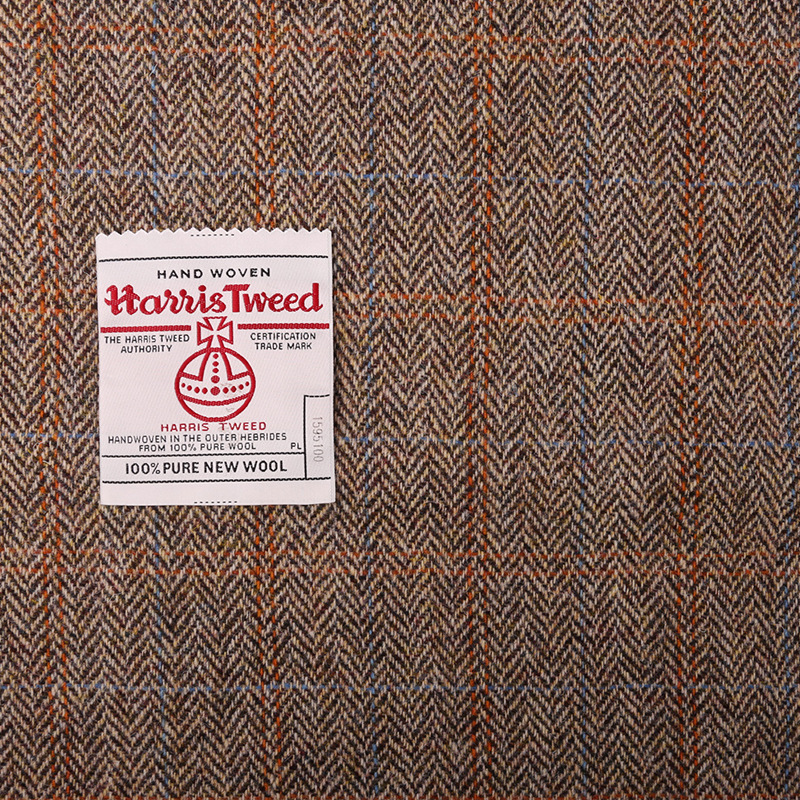 Harris Tweed, Anh Quốc, 100% vải len, cao cấp thô, Cuba Birun 0168