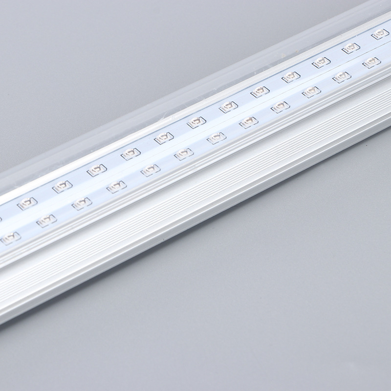 跨境批发T8双排消毒杀菌灯LED紫外线灯管UV固化灯紫光灯管荧光灯