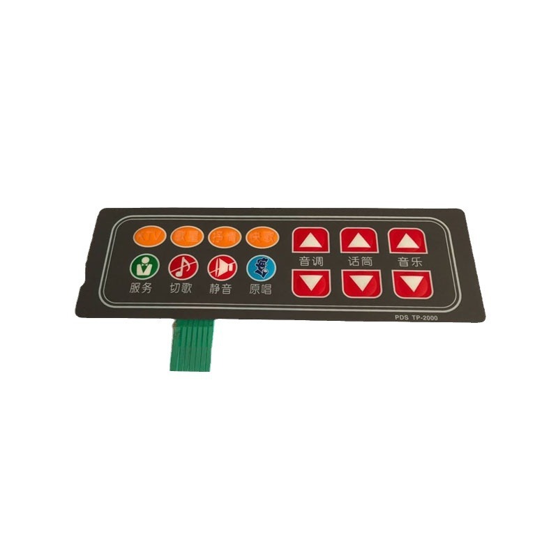 PVC key panel button.