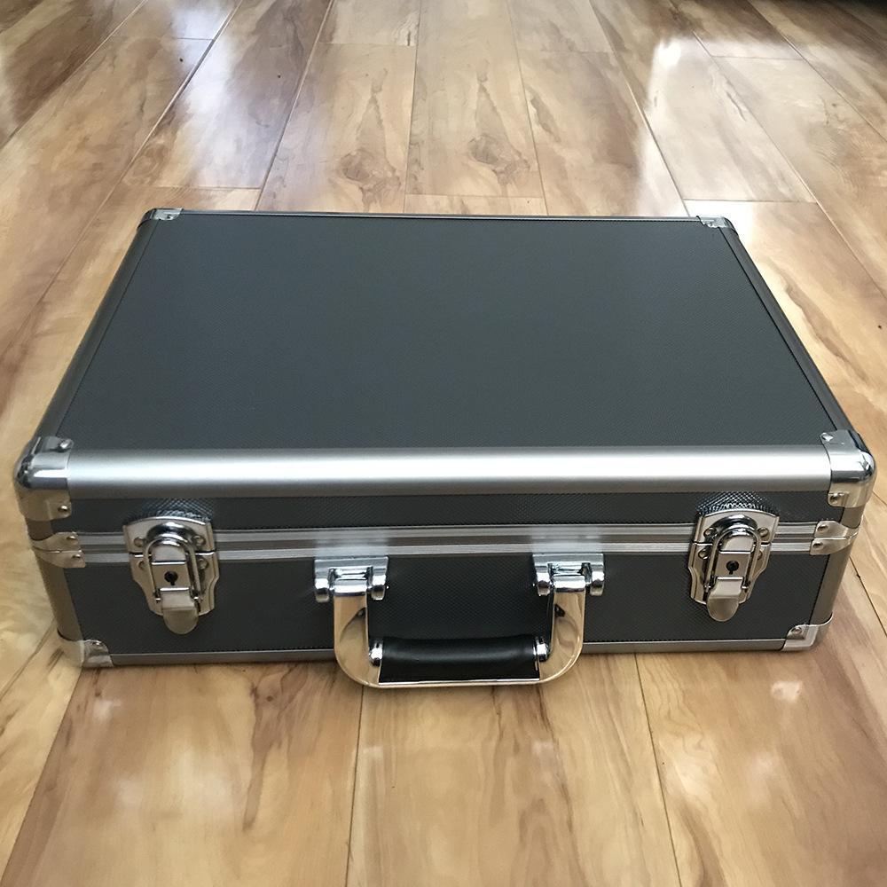 Aluminium alloy boxes for hand-held laboratory equipment.