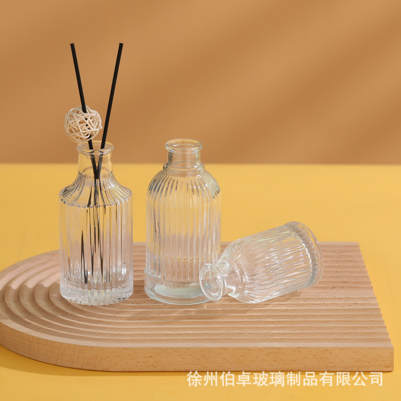 100 Ml โรมันเสื้อคลุมแก้ว กับขวดน้ําหอมไร้กลิ่นไม่มีไฟ