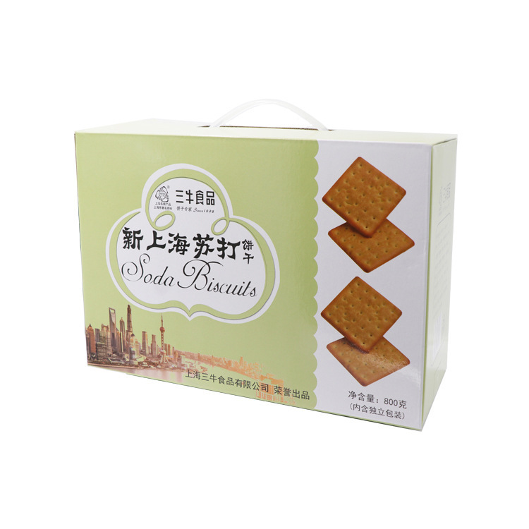 800 grams of New Shanghai Soda Biscuit/ Independent small-packed cookie breakfast (new)