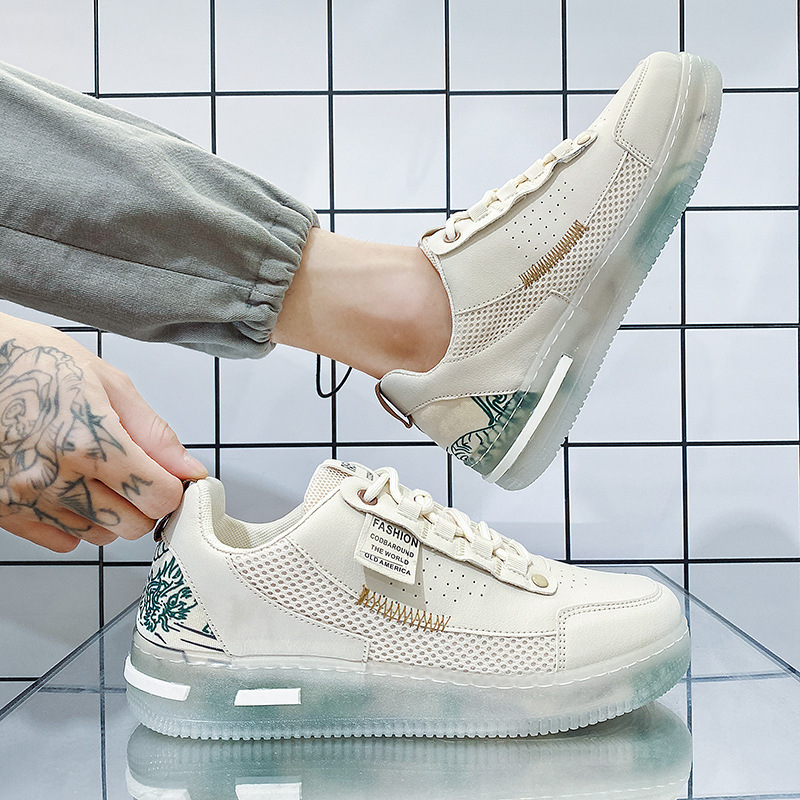 The new 2023, Chinese wind student, the Fashion of China, Air Force One, small white shoes.