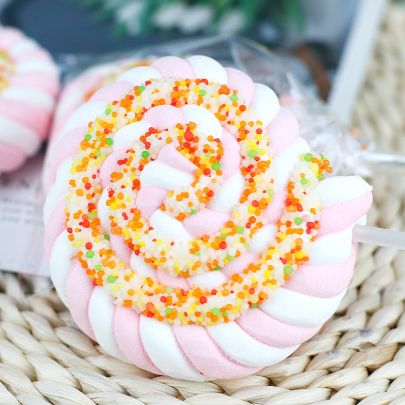 30 g의 marshmallow marshmallow lollipop 황금 쌀 곡물 도매 어린이 간식