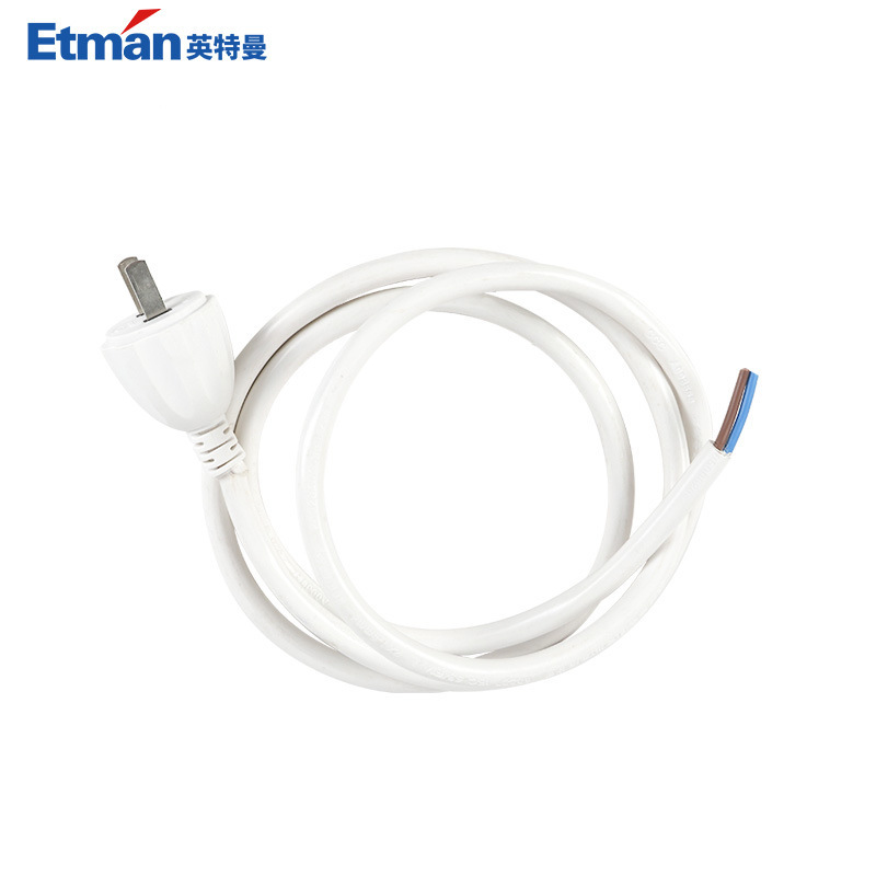 Intman 2-chip 4.9 m nudity-tail extension line, two-foot plug plug-in plug-in fan connection