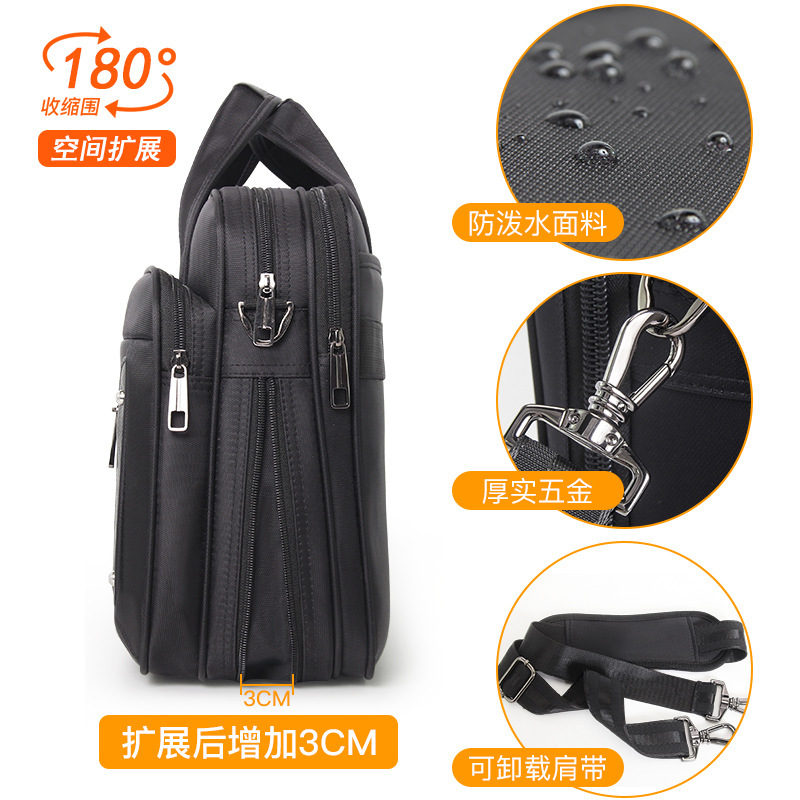 Business 17-inch computer bag with an oversized 19-inch handbag for waterproofing.