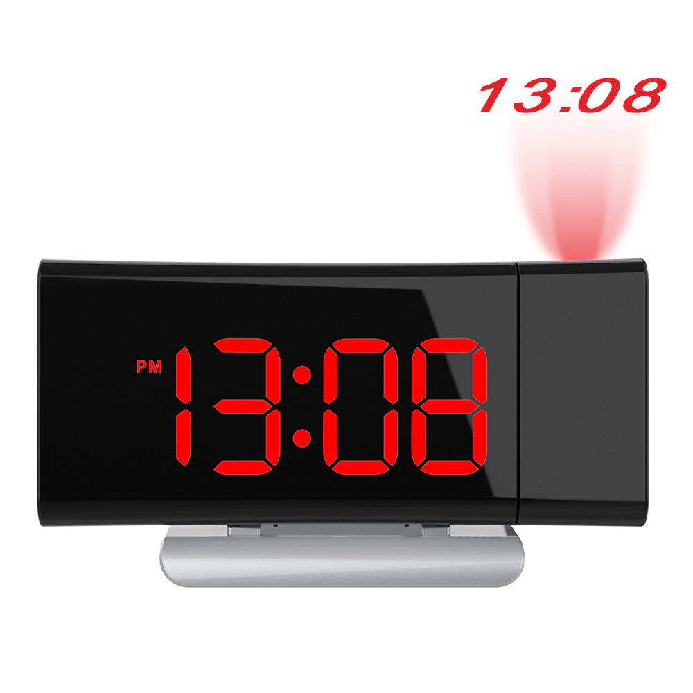 LED time projection electronic clocks, fashion clocks, night-glass lenses in the bedroom bed.