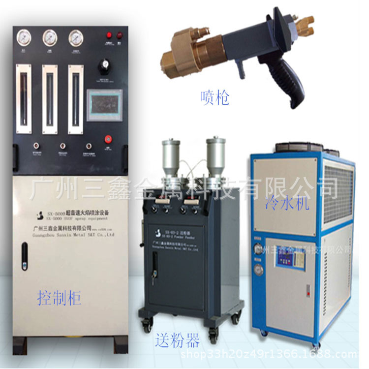 Thermal spray equipment.